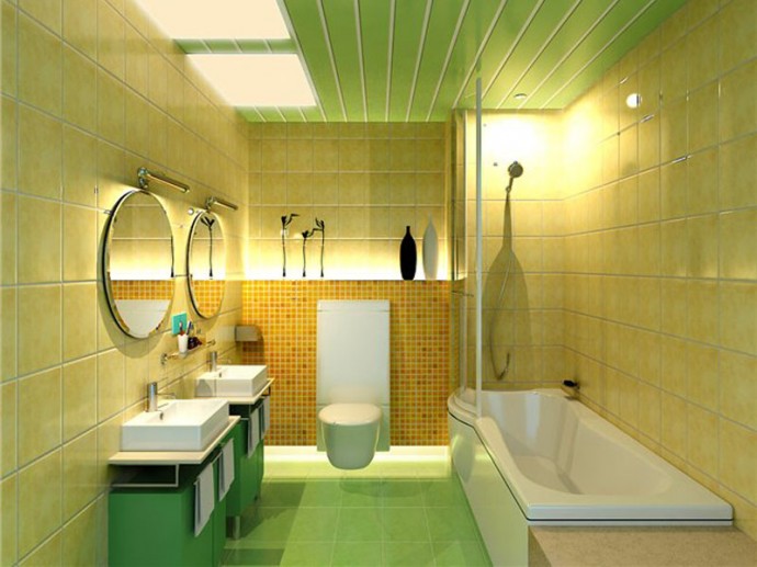 Обшивка ванной комнаты ПВХ панелями: пошаговая инструкция