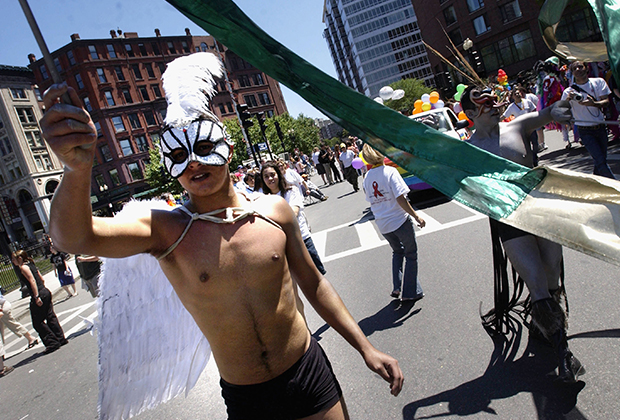 Гей-парад в Бостоне