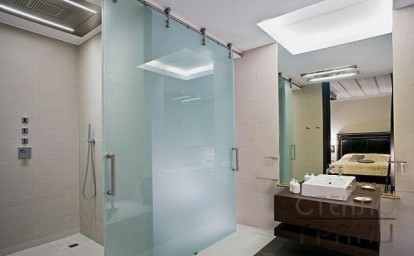 Душевая перегородка. Современный дизайн ванной комнаты