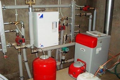 Установка газового отопления в частном доме