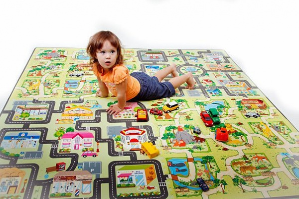 ковры пазлы для детской комнаты